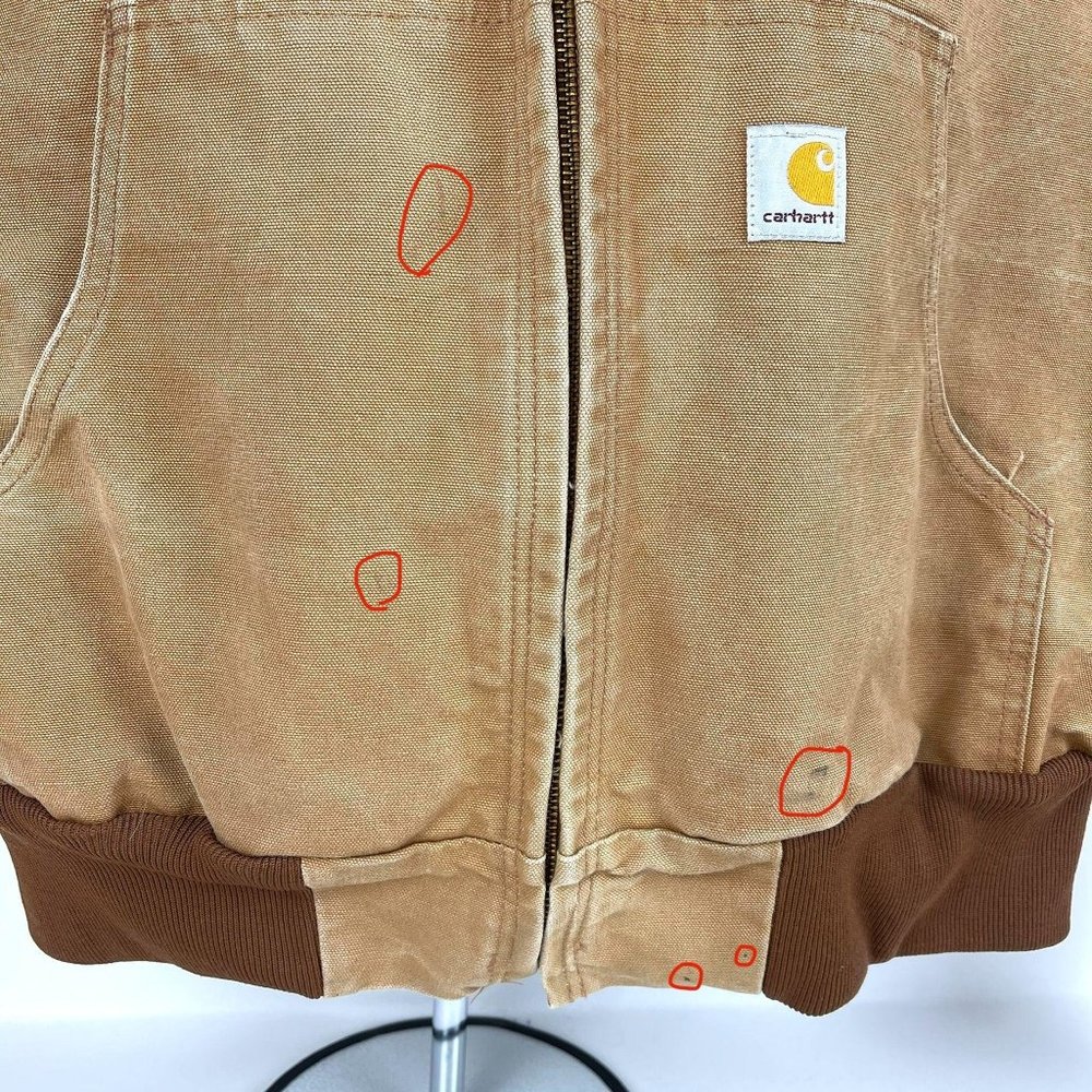 Carhartt Brown Hooded Jacket - Picture 7 of 16